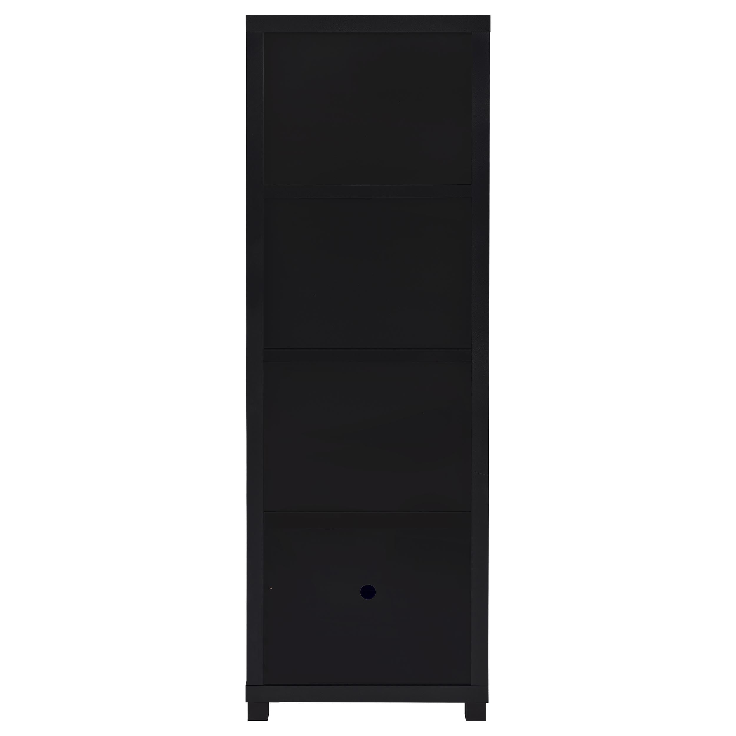 Jupiter  Entertainment Center 79-inch TV Stand Black