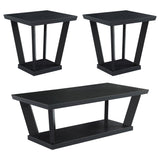 Aminta  Coffee and End Table Set Black