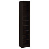 Eliam 71-inch 9-shelf Bookcase Cappuccino