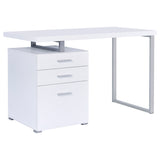 Brennan 47-inch 3-drawer Office Computer Desk Cappuccino