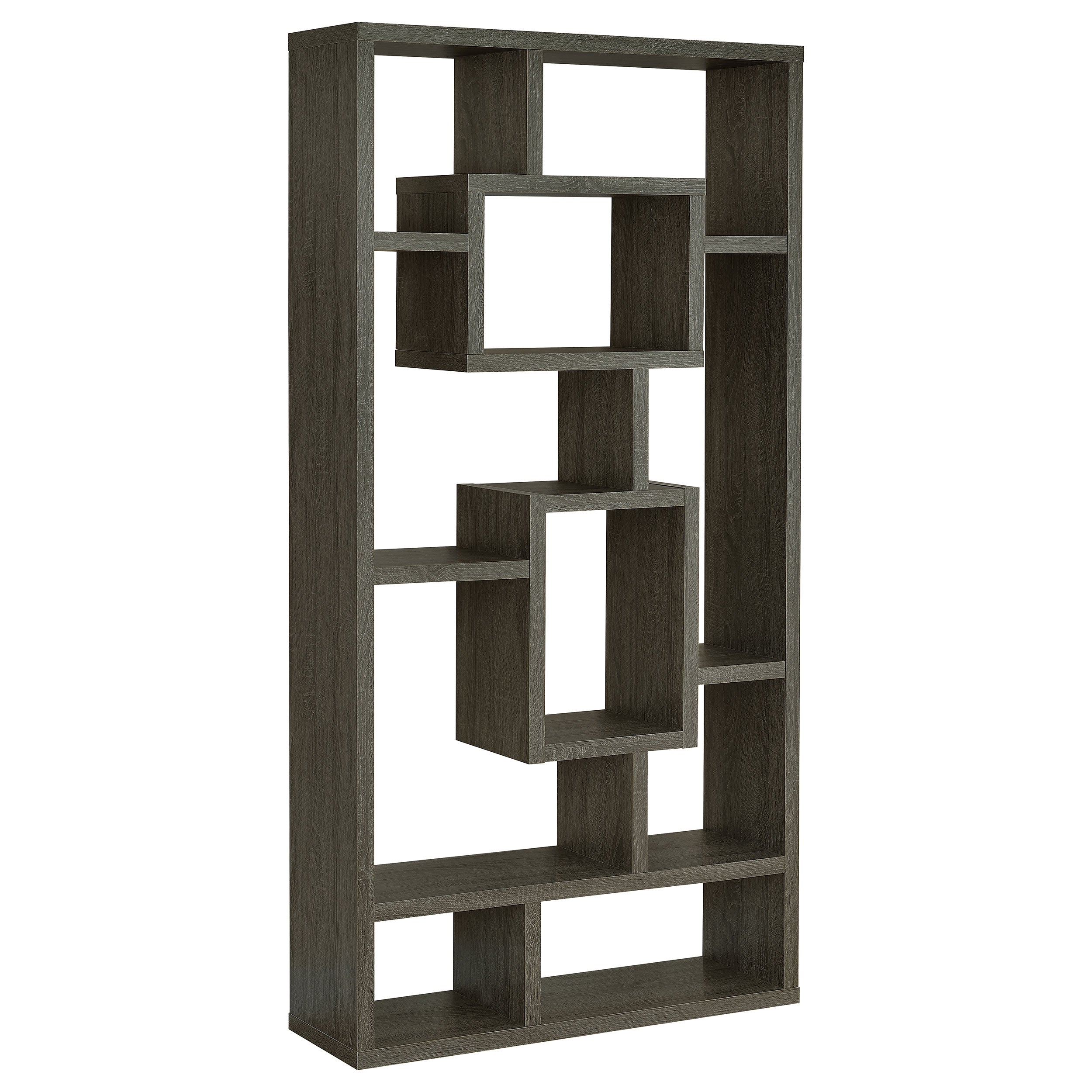 Corey 71-inch 8-shelf Bookshelf Cappuccino