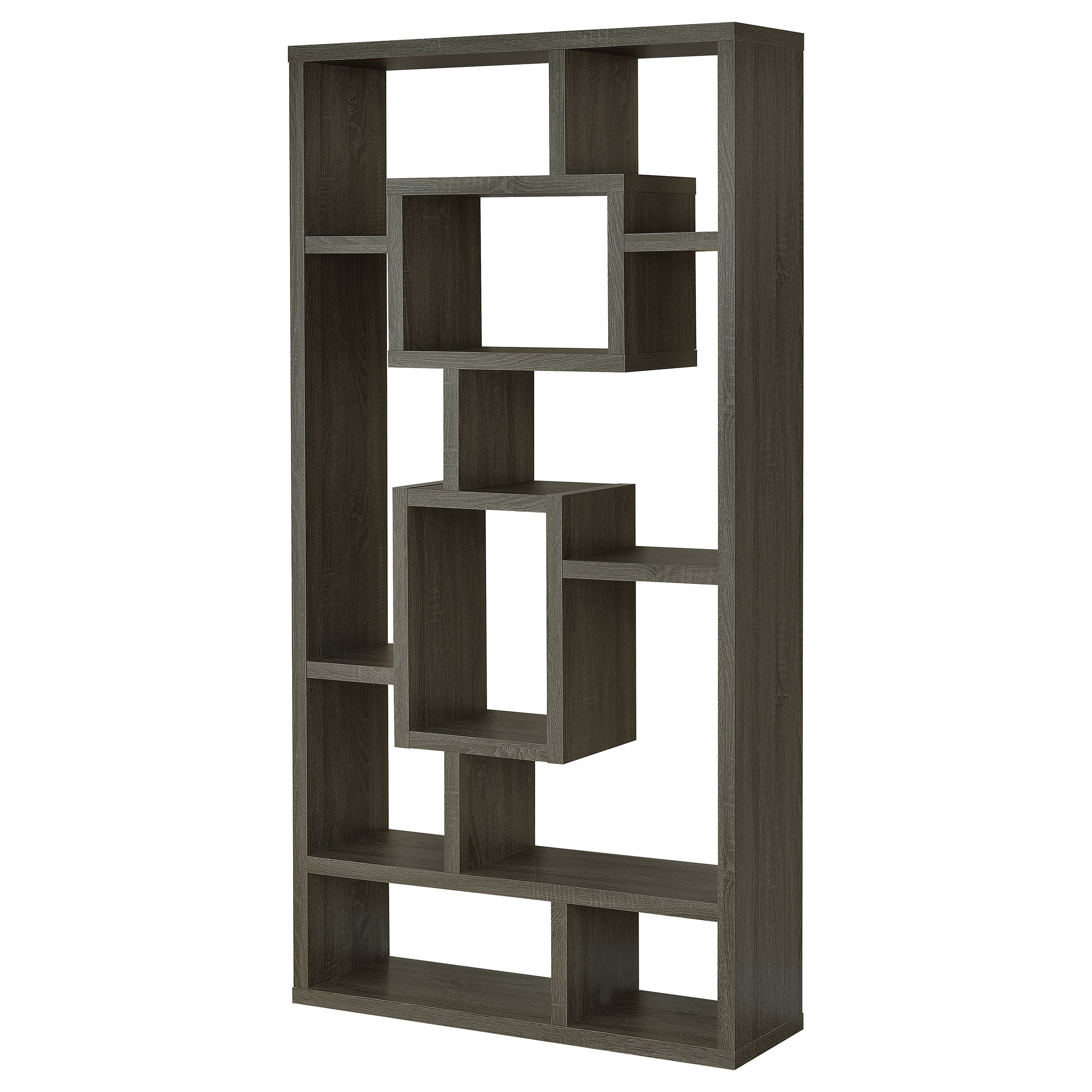 Corey 71-inch 8-shelf Bookshelf Cappuccino