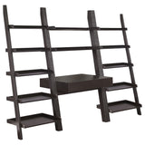 Colella  Ladder Desk and Bookcase Set Cappuccino