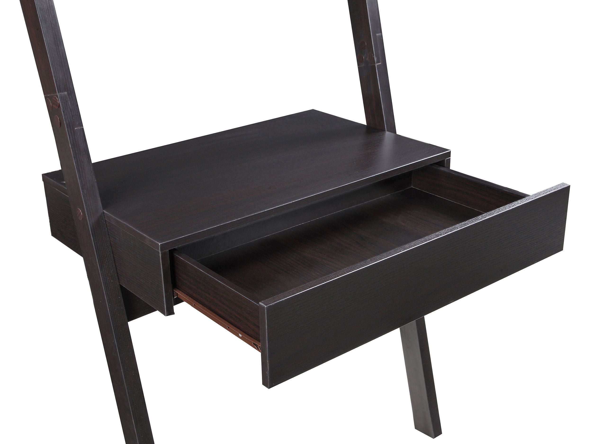Colella  Ladder Desk and Bookcase Set Cappuccino