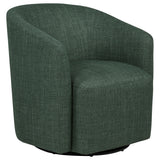 Mossbrook Fabric Upholstered Swivel Accent Chair