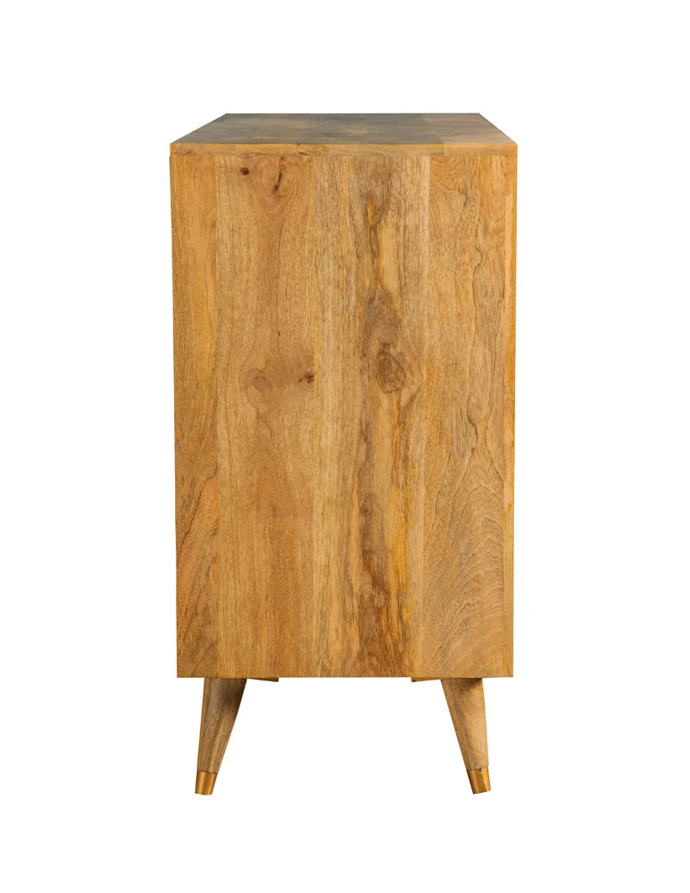 Alyssum 2-door Mango Wood Accent Cabinet Natural
