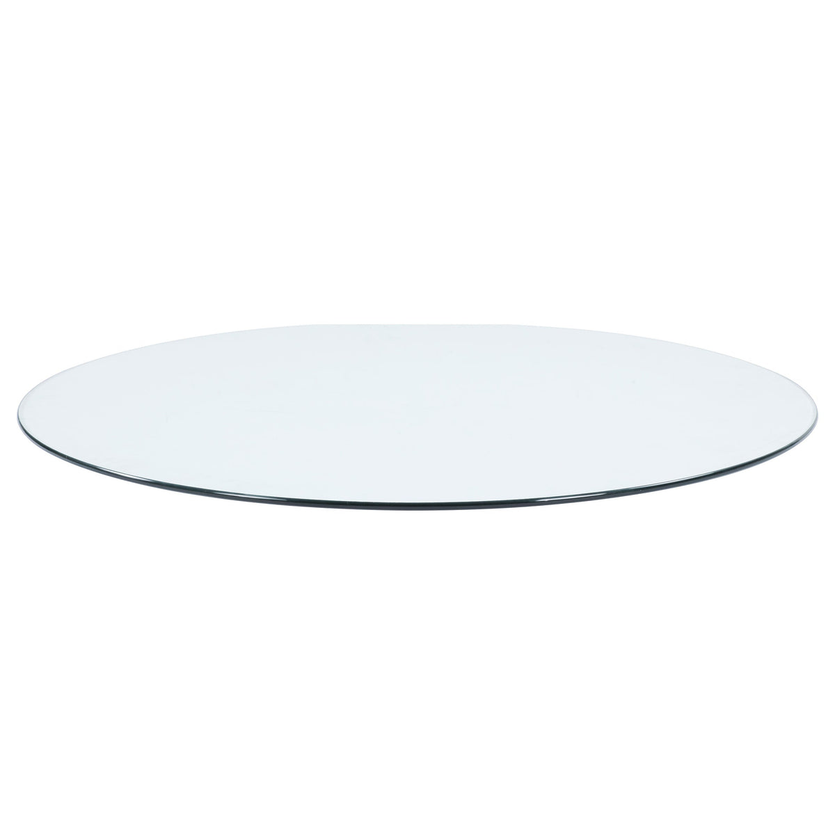 52-inch 12mm Round Clear Tempered Glass Top