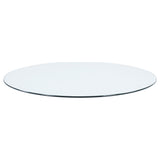 54-inch 10mm Round Clear Tempered Glass Top