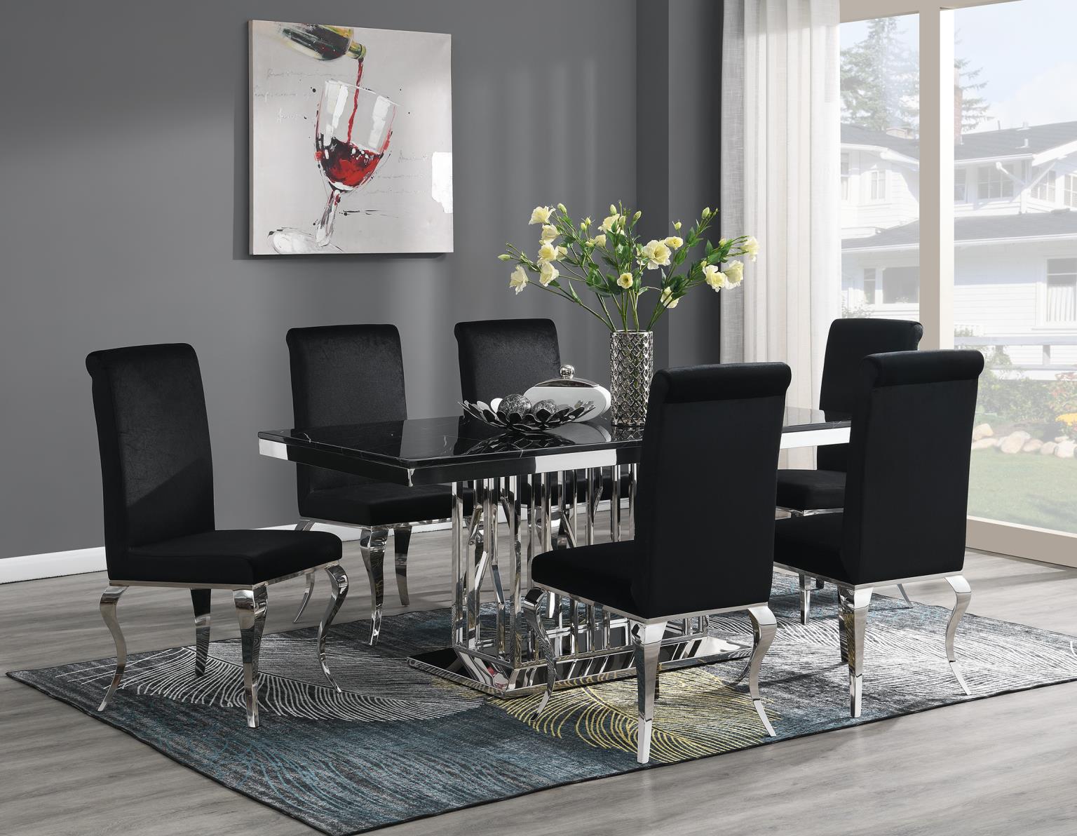 United Dining Sets G-081-BLACK