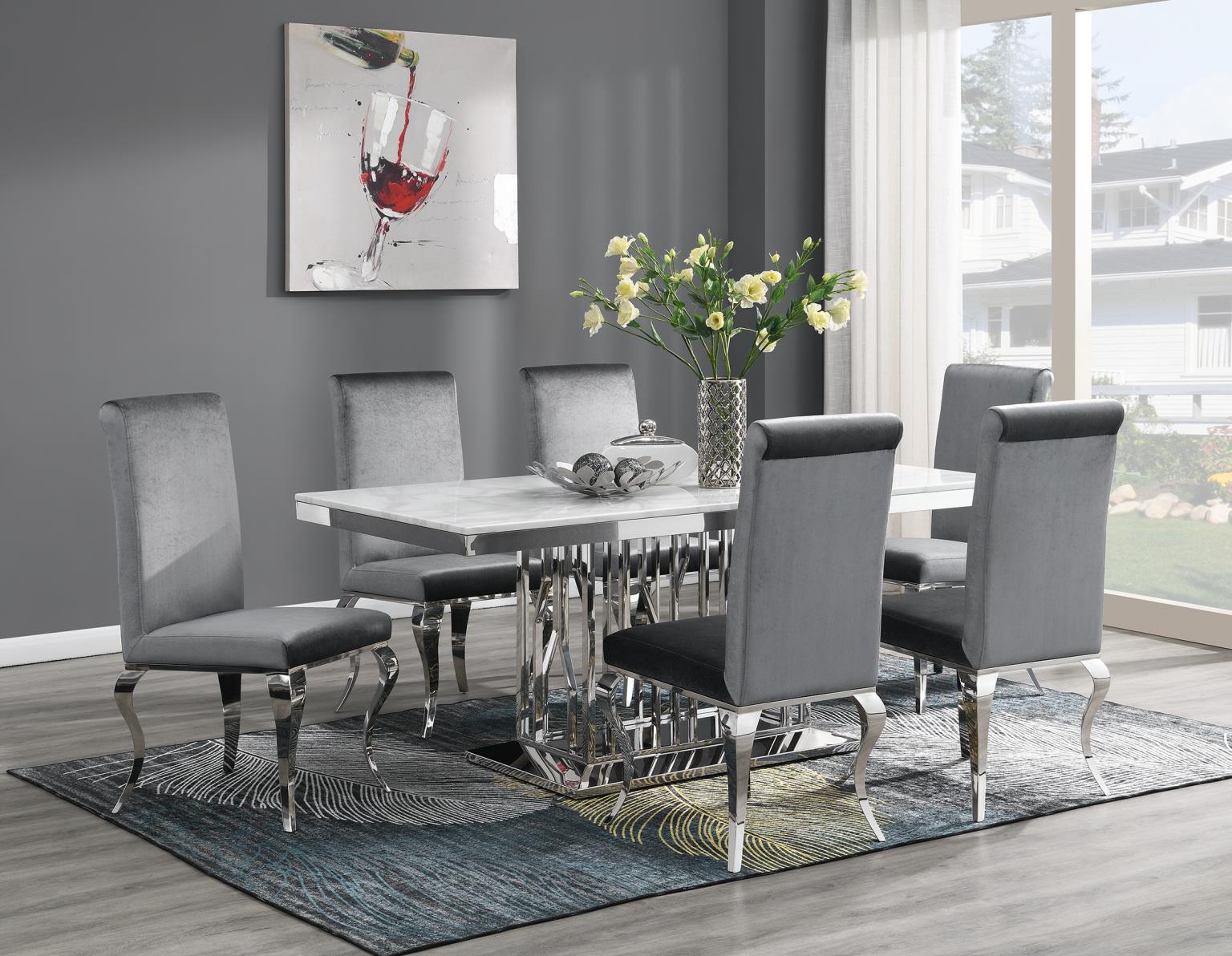 United Dining Sets G-081-BLACK