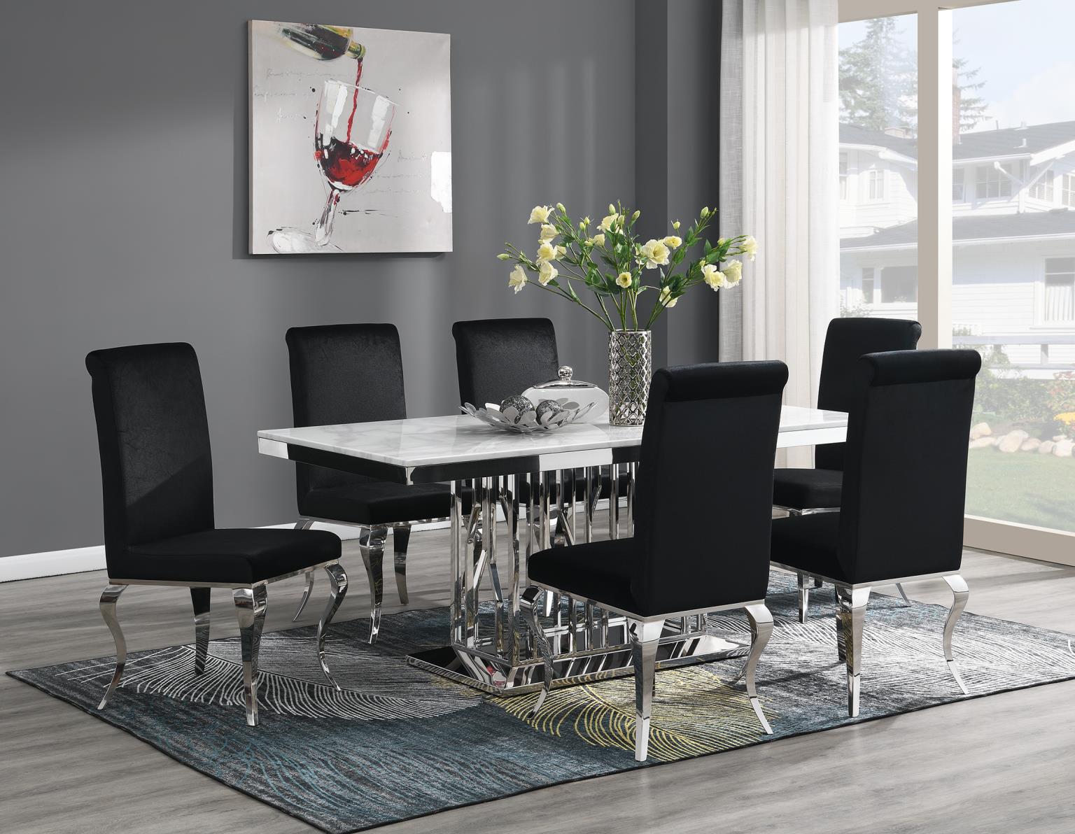United Dining Sets G-081-BLACK