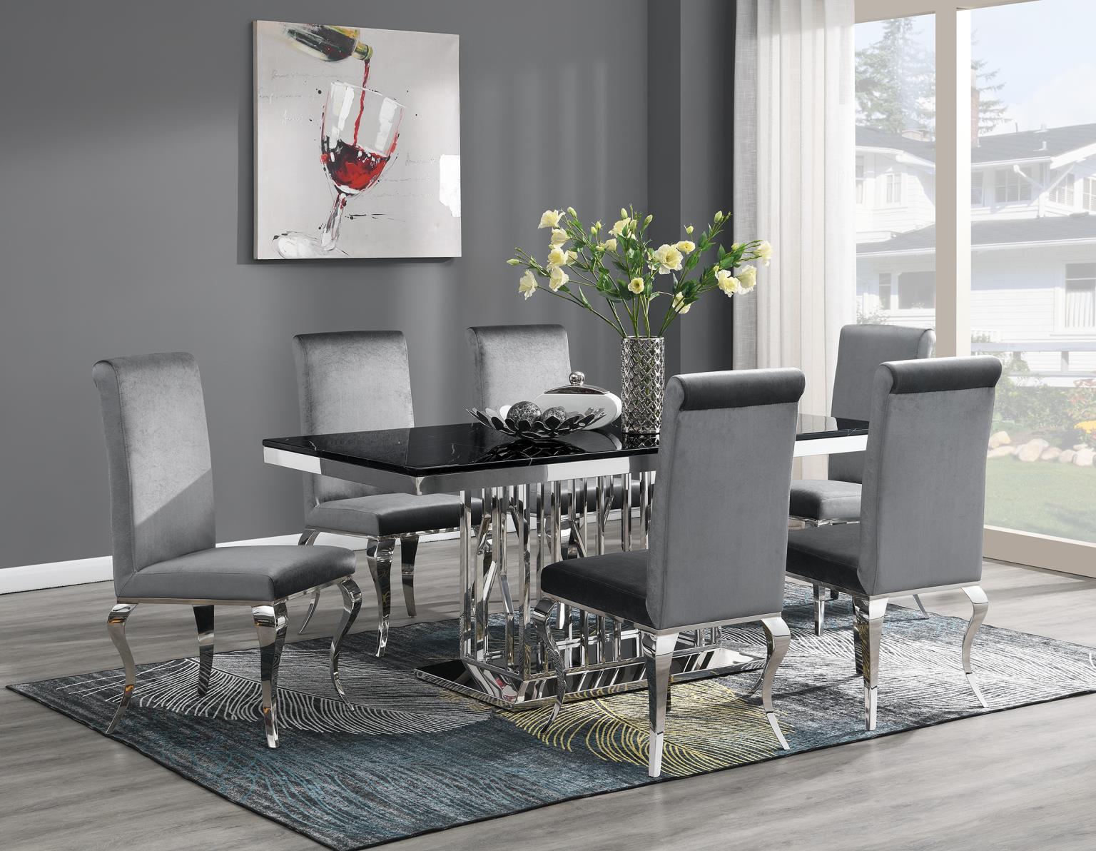 United Dining Sets G-081-BLACK